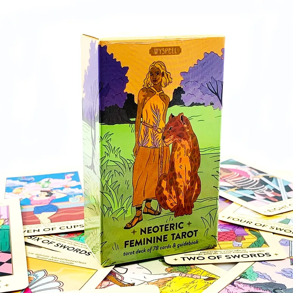 Neoteric Feminine Tarot Cards 78 Cards English Version Divination Board Game Cards Game Funny Party Game For Family Party