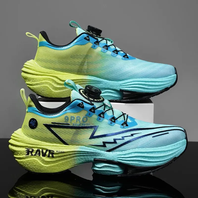2025 New Men's Running Shoes Cushioning Carbon Plate Racing Marathon Athletic Shoes Comfortable Non-slip Sports Tennis Shoes