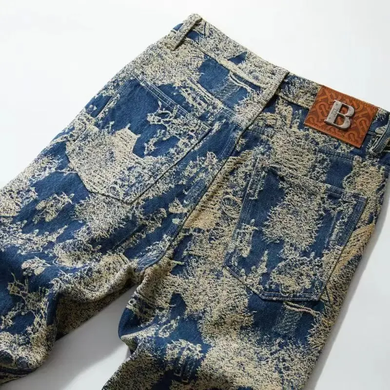 High-quality American retro jeans men's 2026 autumn new micro-elastic popular wear-resistant wash Cowboy Straight Pants