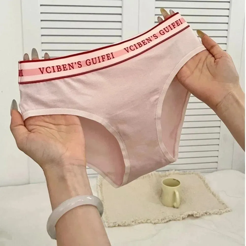Comfortable Letter Design Lingerie Set Deep V Wireless Women Underwear Suit Lace Color Blocking Bra Panties Set Girl