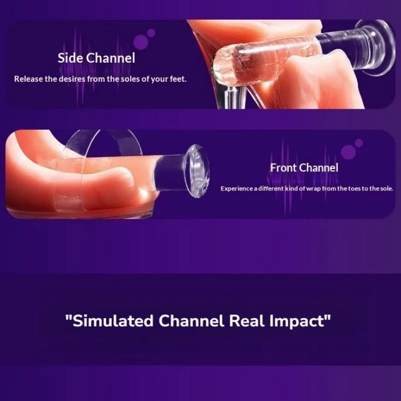 Winkwinkey High Heel Style Foot Stimulation Cup Soft Silicone Adult Toy for Personal & Couple Intimate Play
