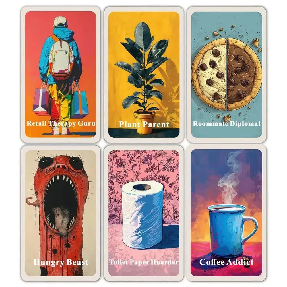 Modern Life Oracle Cards Set 13x8cm 47 Practical Wisdom Cards for Daily Chaos Management Humorous Insightful Card Deck