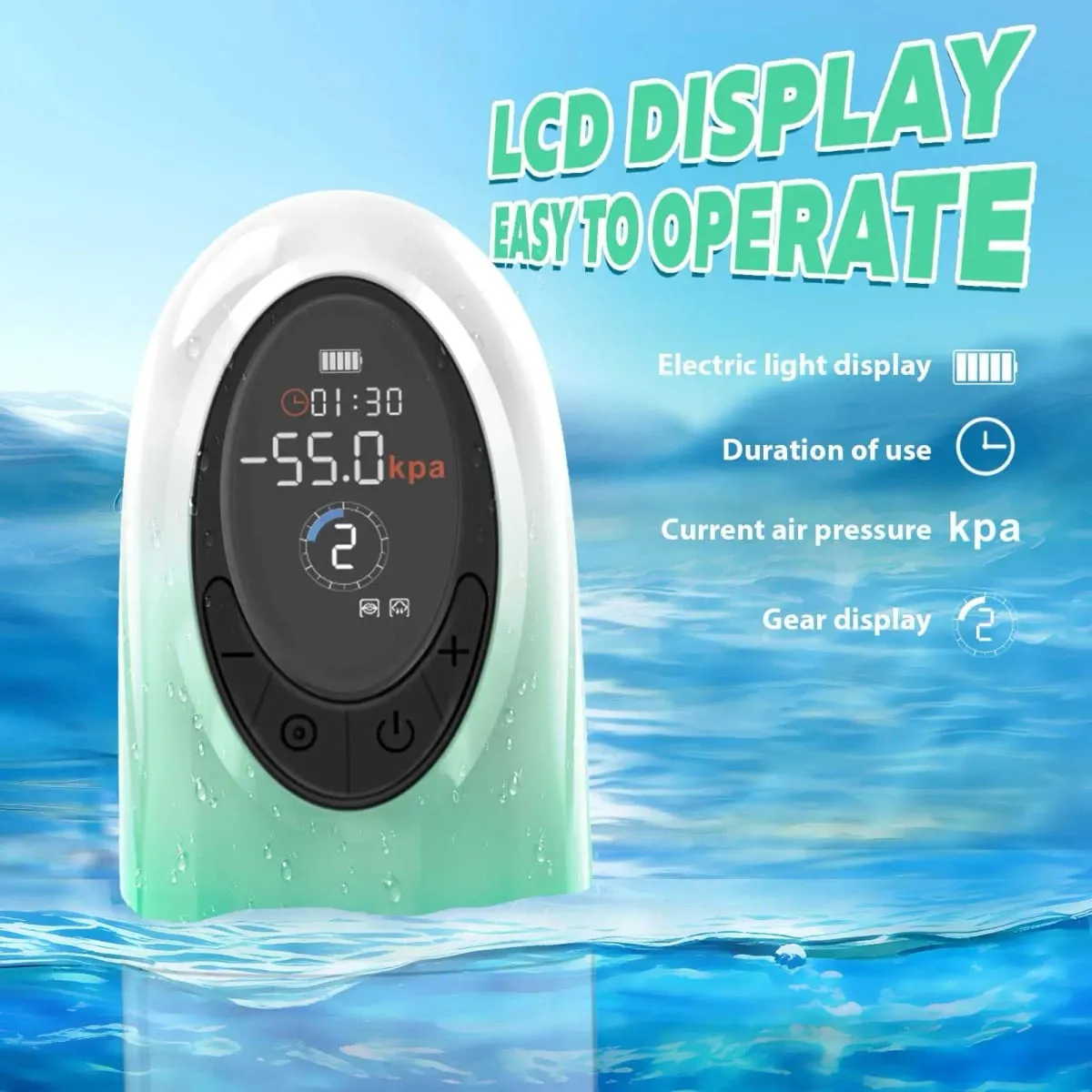 Electric Penis Pump Adult Sex Toys Dick Enlarger for Men Erection Air Water Extender Erotic Machine Set