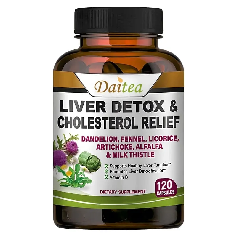 Liver Cleanse Detox & Repair - with Artichoke Dandelion Liver & Kidney Health Liver Cleanse Detox & Repair