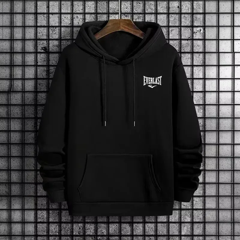 Everlast Hoodie Boxing Fitness Gym Sport Streetwear Motivational Aesthetic Oversized Casual Sport Sweatshirts