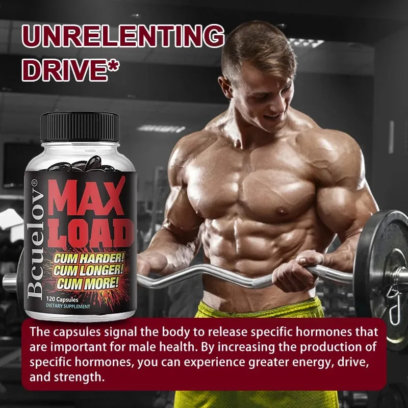 Men's Energy Supplement - Daily Energy Supplement Supports Muscle Mass Energy and Vitality Non-GMO