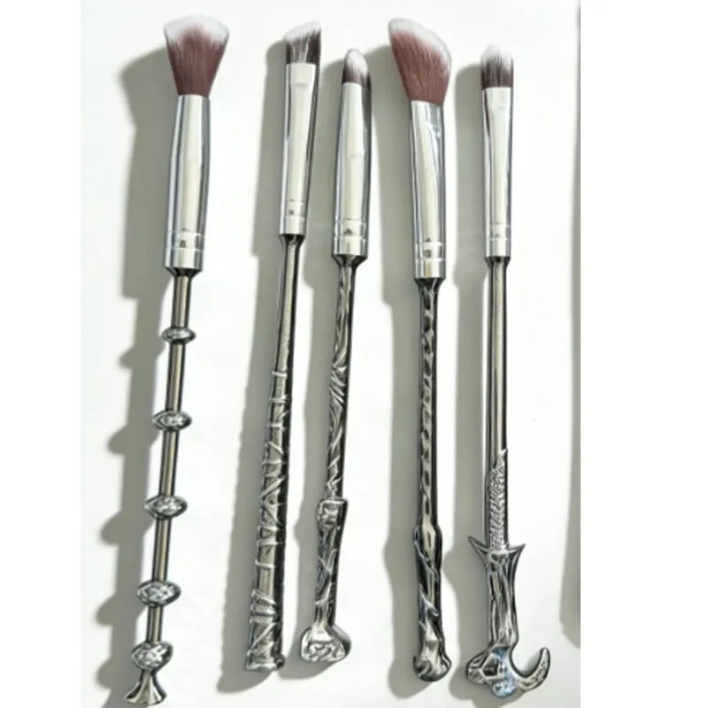 5PCS Makeup Brushes Set Stocking Stuffers for Teen Girls Kids Women Foundation Eyebrow Blush Brushes