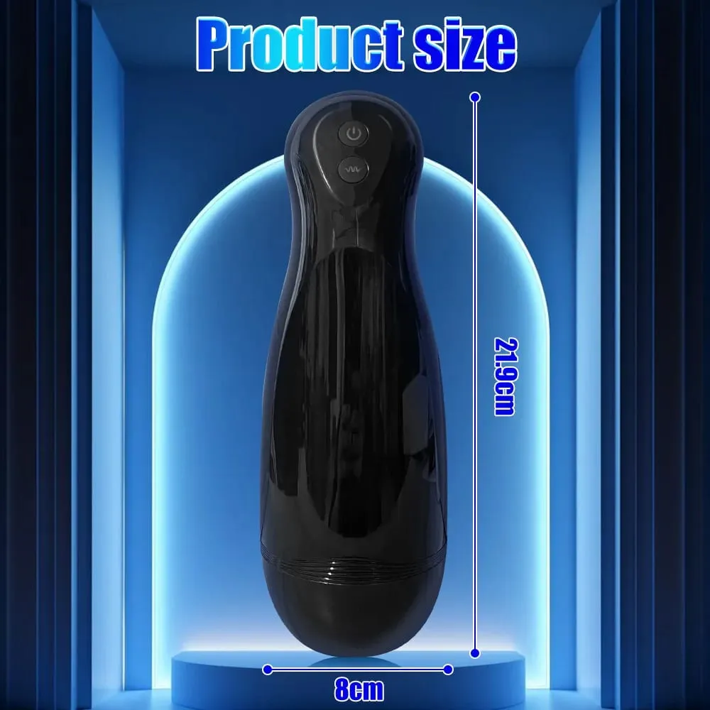 Sex Toys for Men Automatic Male Masturbator Cup Blowjob Sex Machine Blowjob Vagina Masturbation Pussy Penis Trainer with 10 Frequency Vibration Sexy Voice Masturbation Toys — image 5