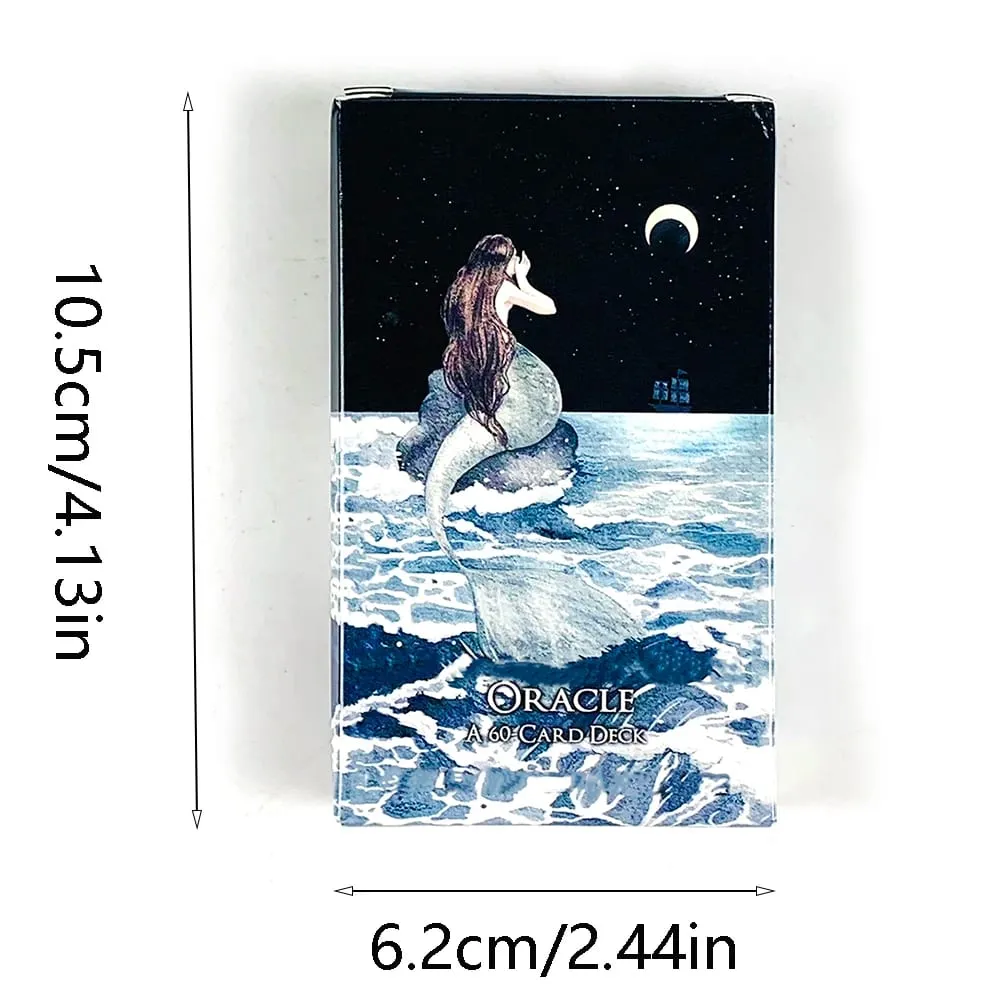 Dreaming Waves Oracle Cards 60 Cards Deep Emotional Guidance Cards Game Perfect for Emotional Healing & Intuitive Reading