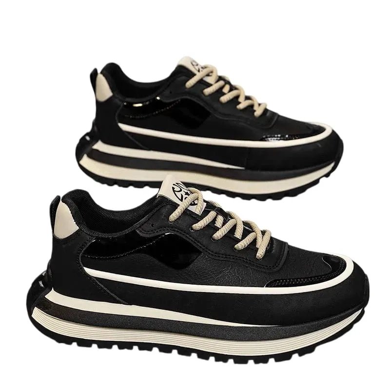 Free Shipping Men Shoes Casual Sneakers Skateboarding Fashion Leather Outdoor Running Hiking Tennis Luxury Platform Comfortable