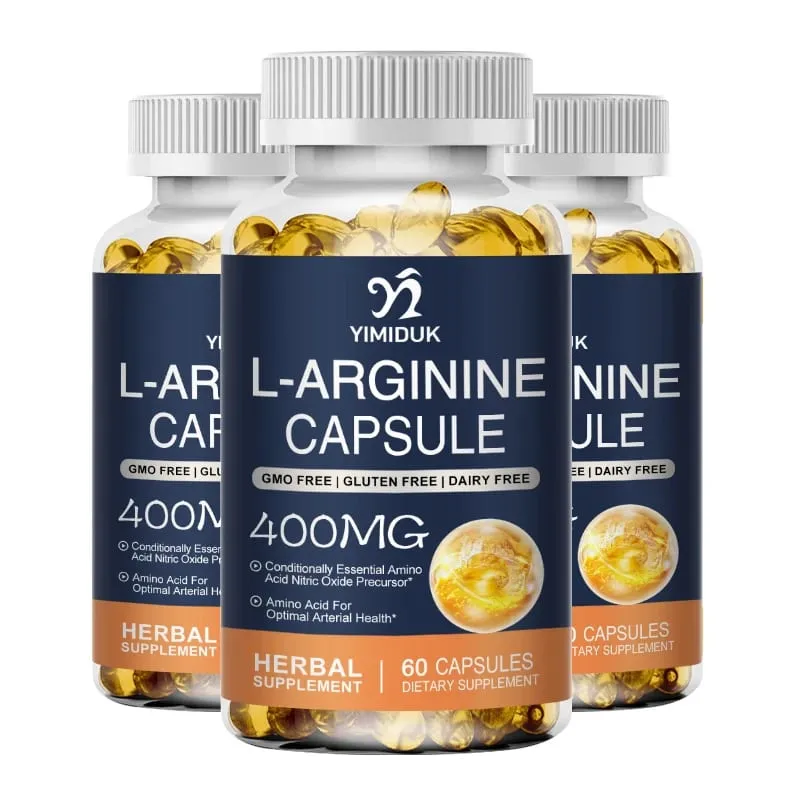 L-Arginine Capsules & L-Citrulline for Reproductive Health Prolong Intimacy Vitality Renewal Blood Circulation Muscle Growth