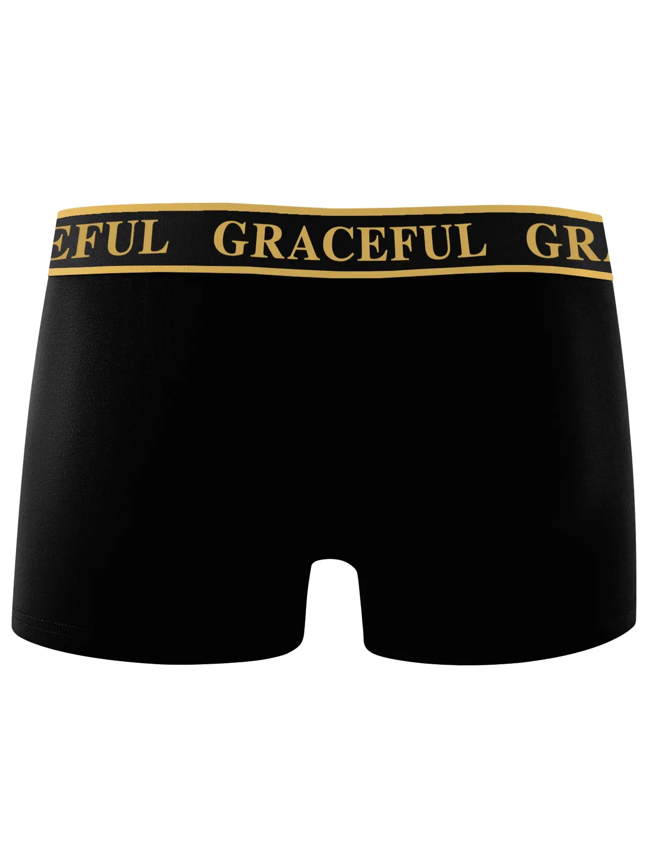 4-Pack Men's Underwear Comfortable Breathable Soft Boxer Shorts Black Gold High-End Sporty Casual Men's Briefs Underwear