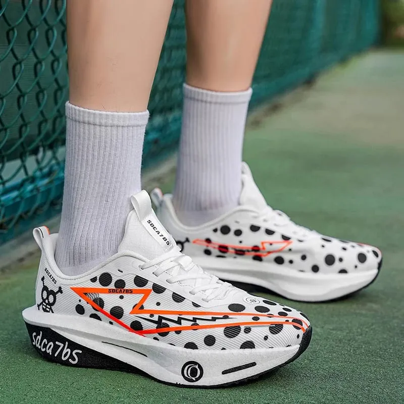 Men's Athletic Shoes - Lightweight and Breathable Running Shoes with Enhanced Cushioning and Durable Rubber Soles Suitable for Training Hiking and Casual Wear - All-Season Low-Top Sneakers Hiking and Street Shoes Stylish Athletic Design Fab