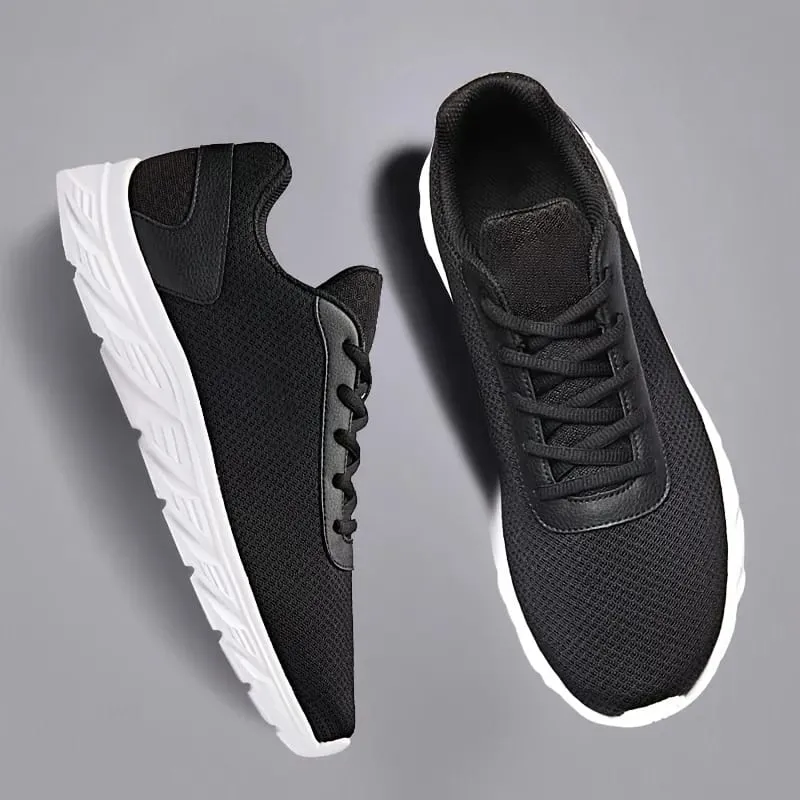 New Men's Sneakers Thick Sole Comfortable Casual Shoes Lightweight Breathable Fashion Running Shoes Luxury Male Tenis Masculino