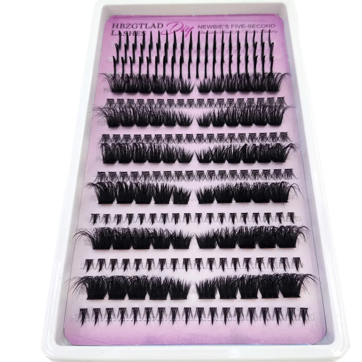 New Fluffy 60D-200D Bottom&Spiky Lashes Clusters Volume Individual Lashes Cluster Extensions Spikes Lashes Clusters eye