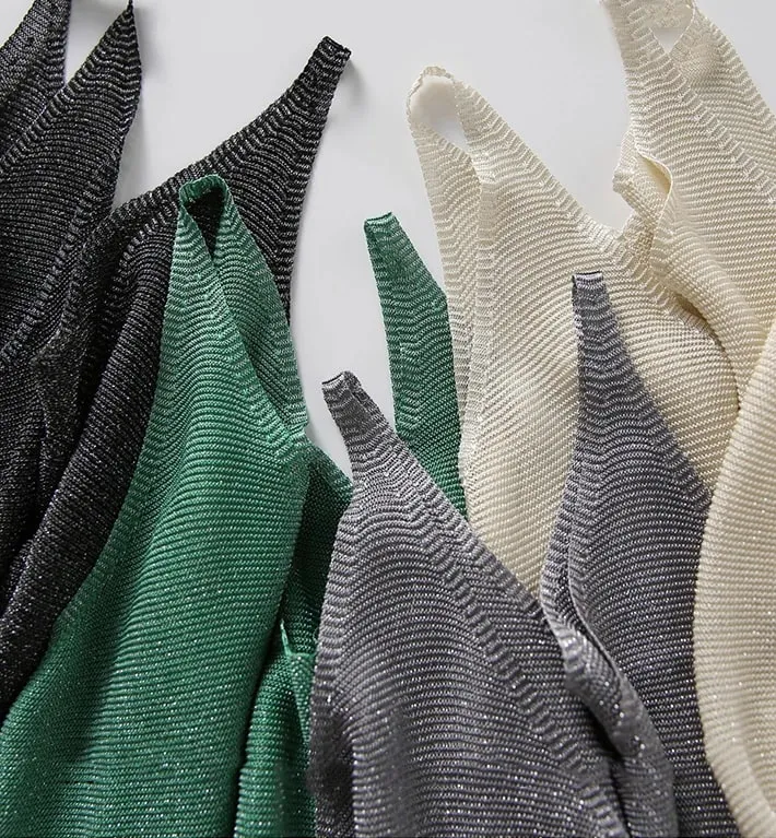 Sommer Tank Tops Frauen Ärmellose Camis Weste Weibliche Gestrickte Helle Seide Sexy Off Schulter Solide V-ausschnitt Crop Top
