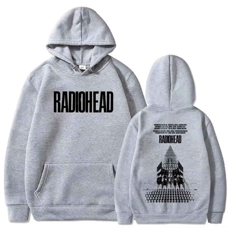 Rock Band Radiohead Return To The Road European Tour Fans Gift Hoodies Men's Women Clothing Fashion Oversized Hooded Sweatshirts
