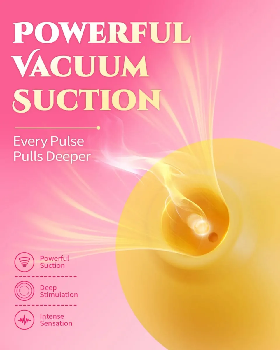 Lemon Vibrator Sucking Vibrator Clitoral Stimulator with 10 Sucking Modes Silicone Clitoral Sucker Womens Couples Sex Toy 18+
