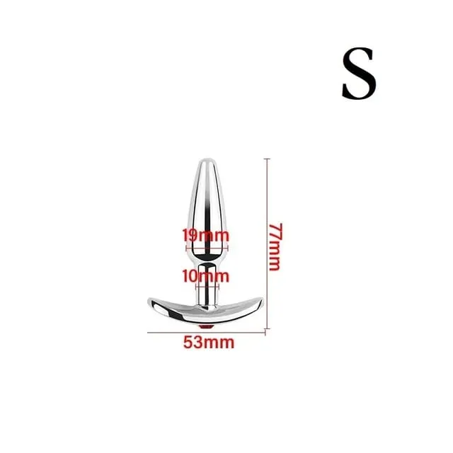 Perline anali in metallo di piccole dimensioni Butt Plug Mini Arcobaleno Butt plug in oro rosa Gioielli in cristallo Trainer Dildo anale Masturbazione Giocattolo del sesso