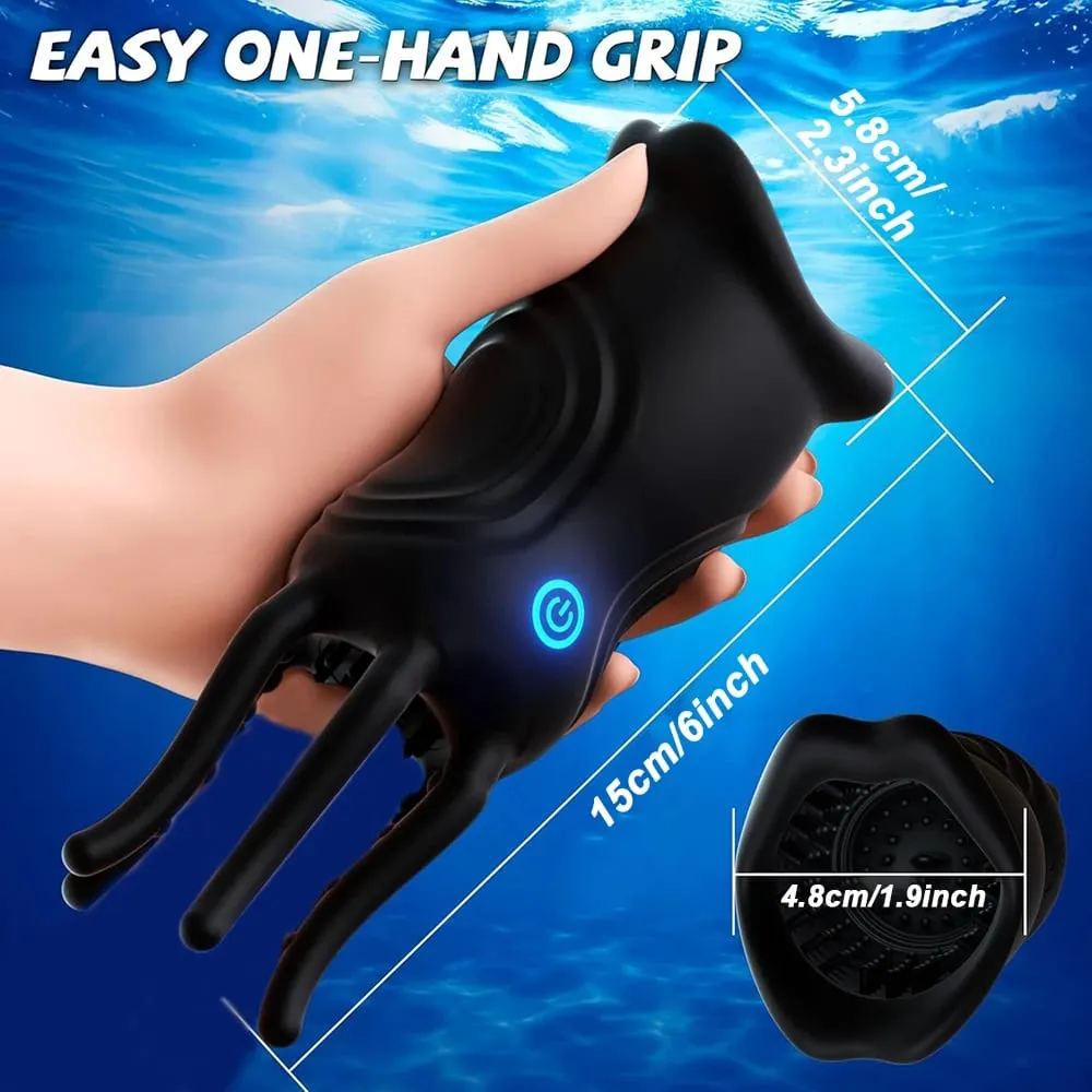 Male Masturbator Sex Toys for Men– Penis Trainer Vibrator with 9 Vibrations APP Control 360° Full Blowjob Stroker Sex Machine