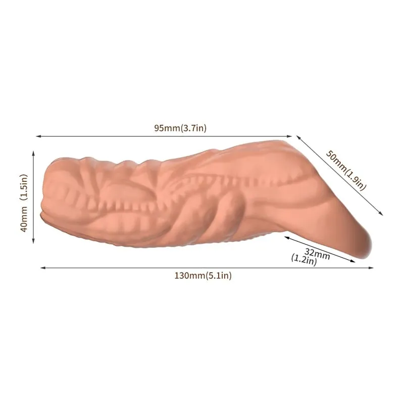 Men Penis Extender Sleeve Reusable Comdom Delay Ejaculation Penis Sleeve Dick Male Dildo Sex Toys for Men Adult 18+ Erotic Goods