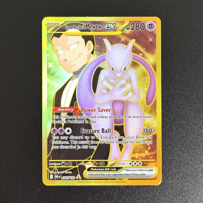 tcg Card English SV10 SV09 Destined Rivals Team Rocket's Mewtwo Cynthia's Garchomp Ethan's Ho-Oh Trading Card Game