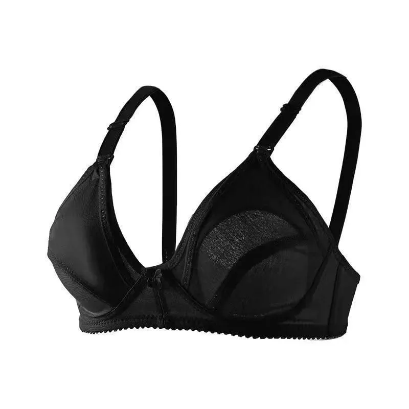 Maternity Nursing Bra Pregnant Women Mother Mama Open Breast Bra Cotton Wire Free Sleep Underwear Plus Size Nursing Bralette