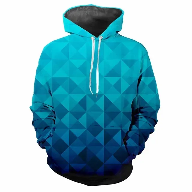 Fashion 3D Men's Colors Scottish Men's Hoodie Casual Printed Digital Hip Hop Personalized Hoodie Long Sleeve Tops