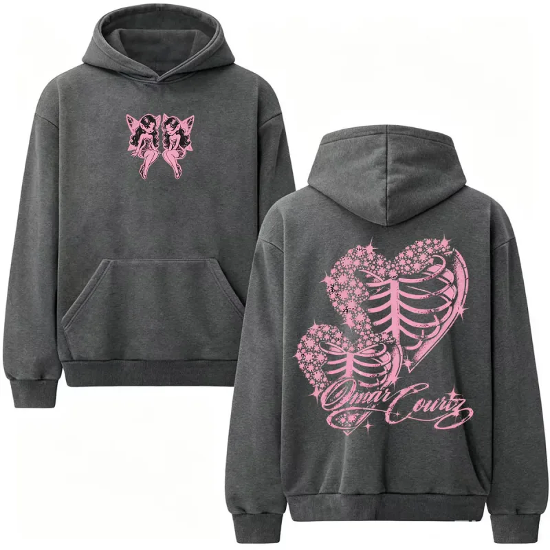 Omar Courtz Por Si Manana No Estoy Tour Hoodies Men Women Harajuku Hip Hop Street Sweatshirts Casual Fleece Long Sleeve Pullover