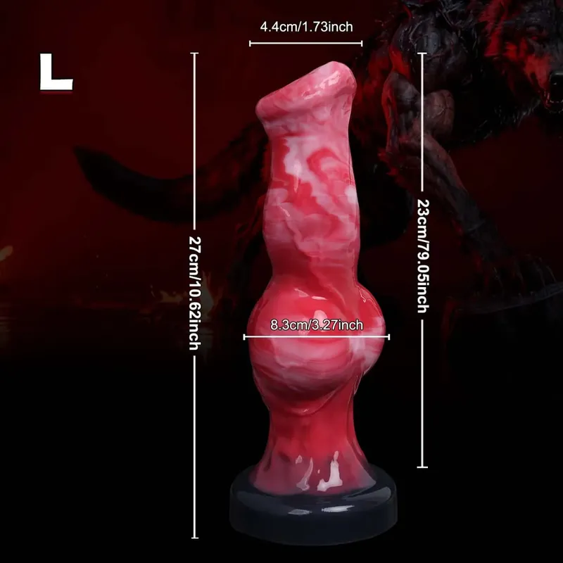 Dog Knot Dildo Anal Plug Animal Penis Masturbator Dick-Dildo Sex Toys For Man Women Prostate G-spot Massager Anal Penetration 18