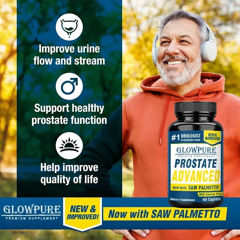 Saw Palmetto Prostate Supplement for Men - Supports Bladder Urinary & Prostate Health with Beta-Sitosterol Reishi Vitamin D