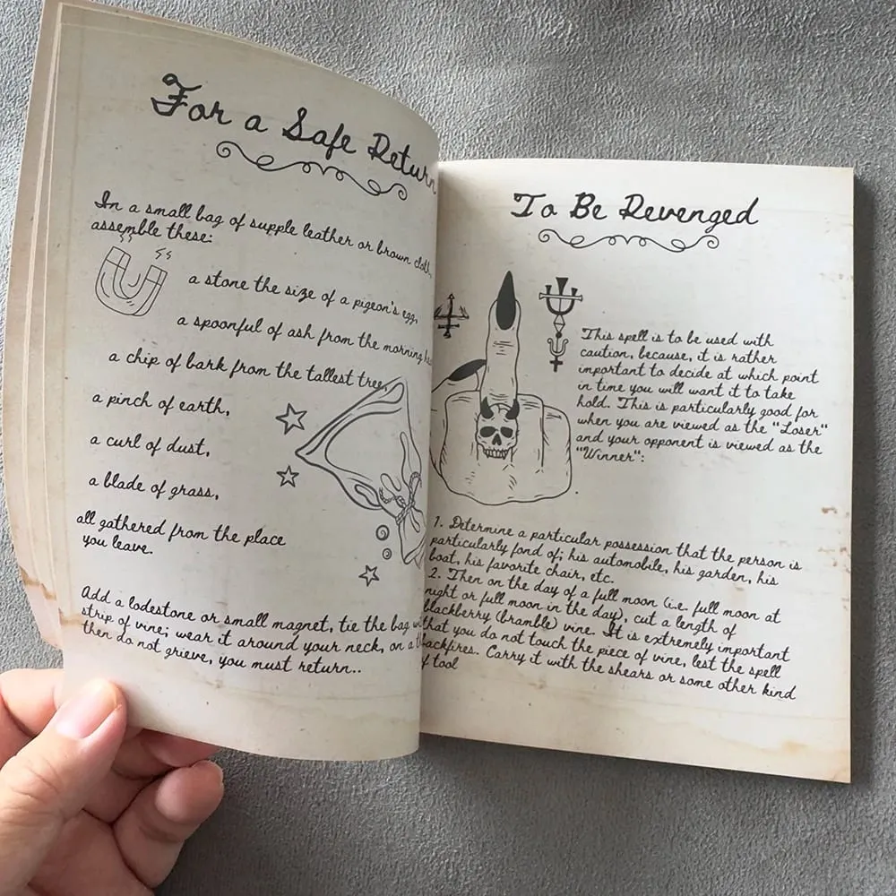 Old Witch Spells Bundle 49 Spells Cards 66 Pages of Old Witchcraft Handwritten Magick Book of Shadows or Grimoire Charms Potion