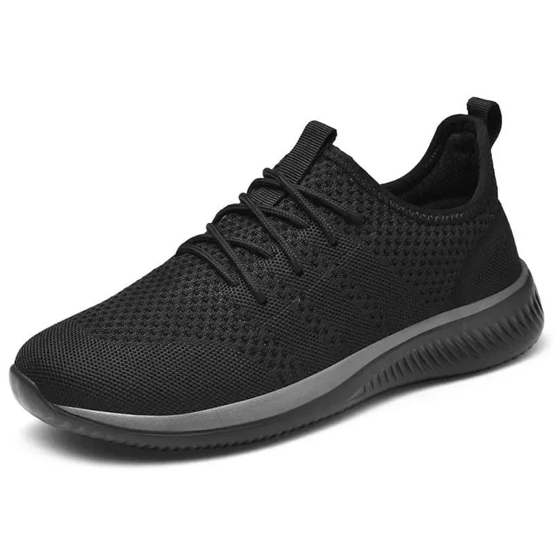 Heren casual sportschoenen Lichte sneakers Wit buiten ademend mesh Zwart loopschoenen Atletische joggingtennisschoenen
