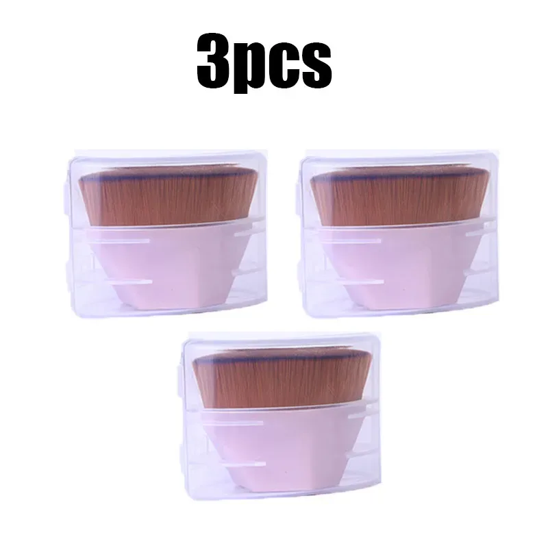 1/2/3/4pcs Makeup Brush Beauty Powder Face Blush Brushes Portable Professional Foundation Brush Cosmetics Soft Base Make Up