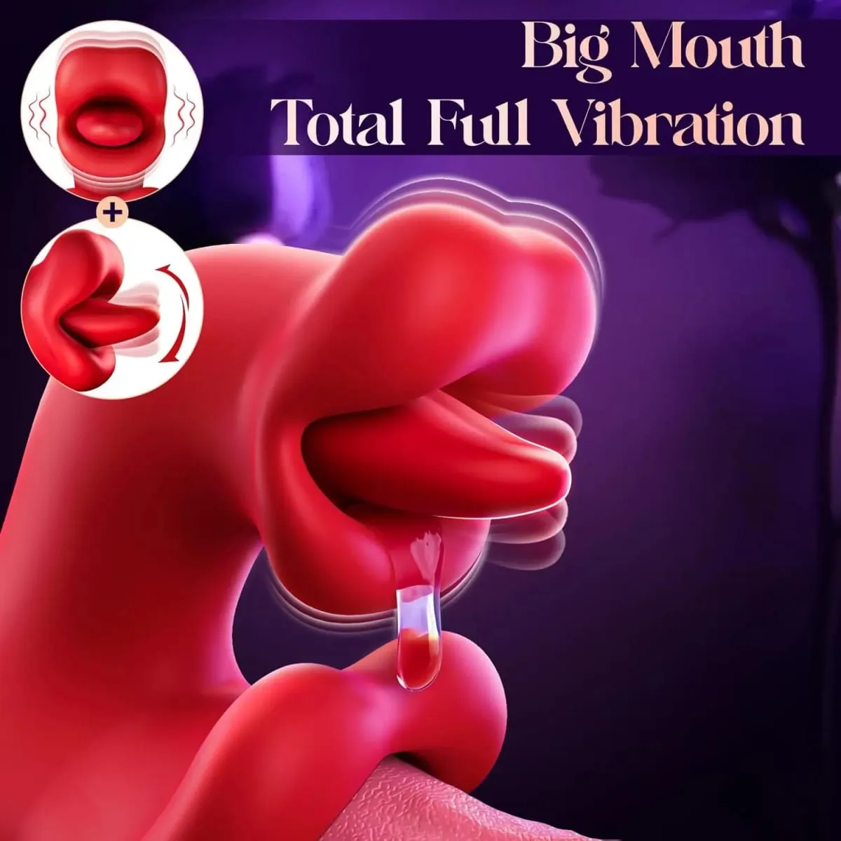 3 in 1 Tongue Licking Dildo Vibrator for Women Flapping Rotating Clitoris Stimulator G Spot Massage Female Masturbator Sex Toy
