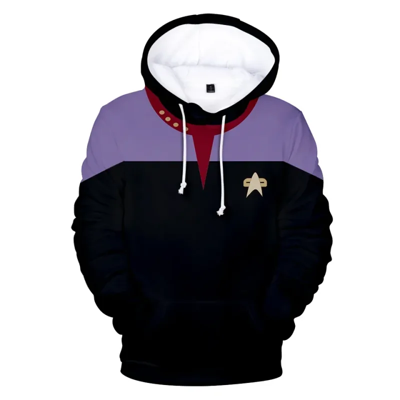 Hot Movie Star Trek 3D Print Sport Hoodies Sweatshirt Fashion Long Sleeve Clothes Cosplay Men/Women Streetoutdoor Clothing Top