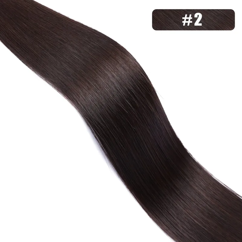 1g/s 100Strands Real Human Hair Nano Ring Hair Extensions Machine Remy Pre-Bonded Straight Micro Beads Nano Tip 16''-24''