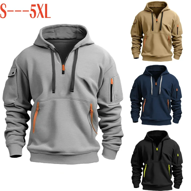 Jackall Lures Logo New Men's Keep Hoodies Streetwear Jacket Long Sleeve Sweatshirts Zipper Hooded Pullover