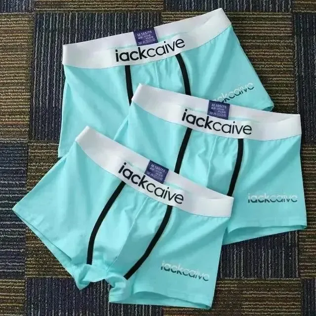3Pcs Seluar Dalam Lelaki Kapas Seluar Dalam Lelaki Petinju Lelaki Bernafas Boxer Seluar Dalam Bercetak Seluar Dalam Selesa Seluar Dalam Lelaki M-3XL