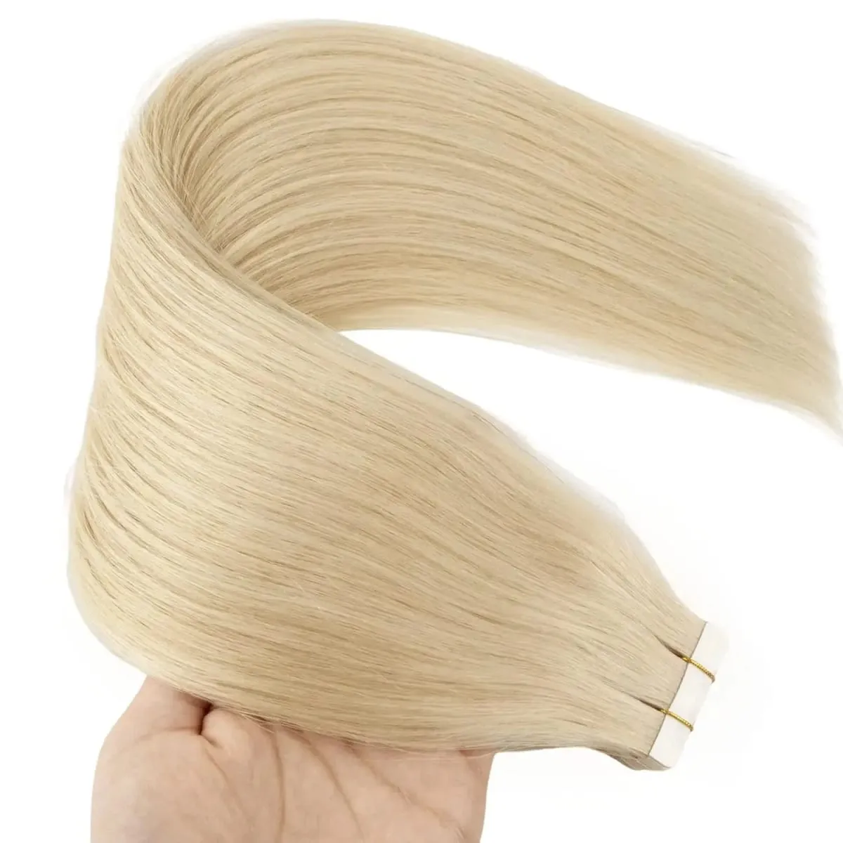 #613 Bone Straight Tape In Hair Extensions 100% Human Hair Skin Weft Invisible Tape In Human Hair Extensions 50g/20pcs For Woman