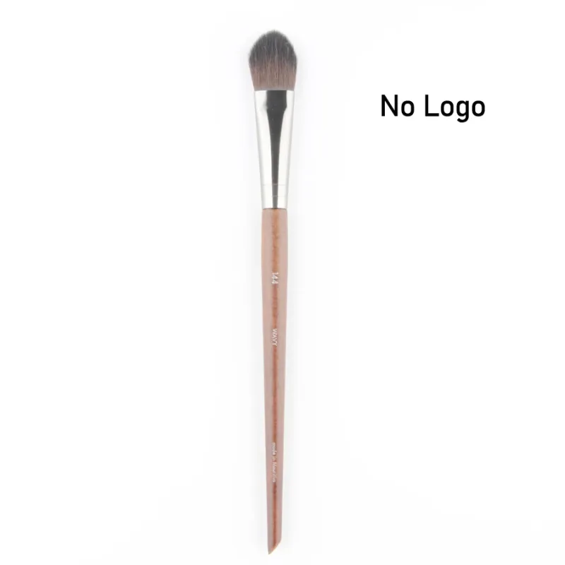 1 piece #144 Precision Highlighter Makeup brush detail Powder Blusher Natural wood Professional Make up brushes — image 2