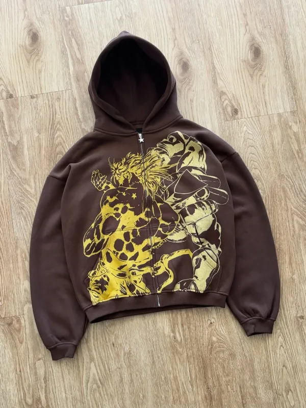 Y2k Jojo Bizarre Adventure Anime Hoodie Harajuku Oversized Sticky Fingers Hoodies Women Men Streetwear Couple Hip Hop Sweatshirt