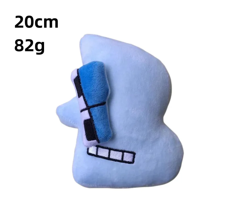 26 English Alphabet Lore 0-9 Number Plush Toy Anime Doll Kawaii Children's Enlightenment Montessori Plush Toy Doll Birthday Gift