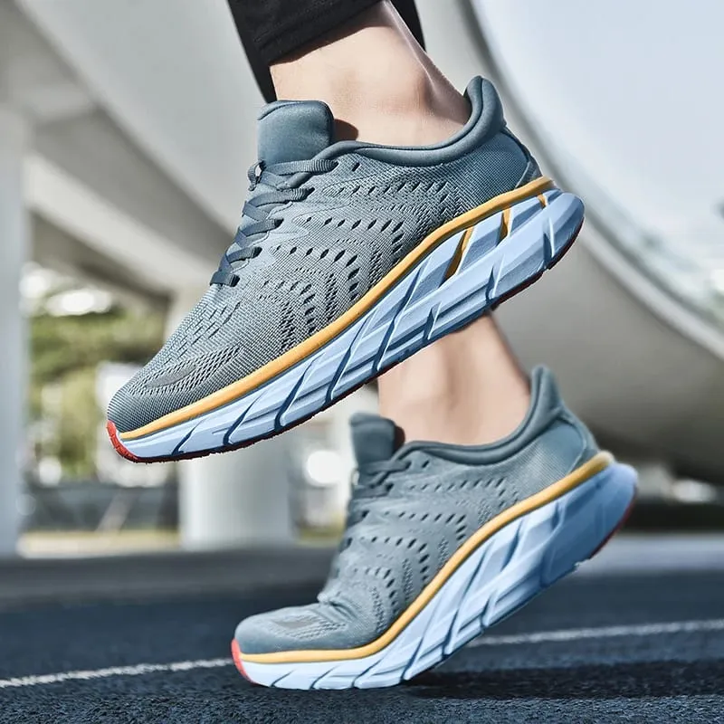 Leisure Running Shoe Breathable Summer Running Shoes Men's Lightweight Fitness Shoes Outdoor Men's Cushioned Sports Shoes