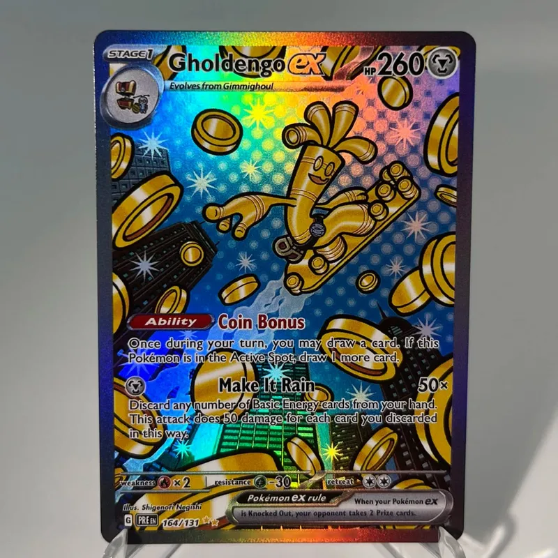 Prismatic Evolutions PKM Cards PTCG5-A GX Rainbow Umbreon Sylveon Leafeon ex Rare Collection Battle Toys Gifts for Hobbies