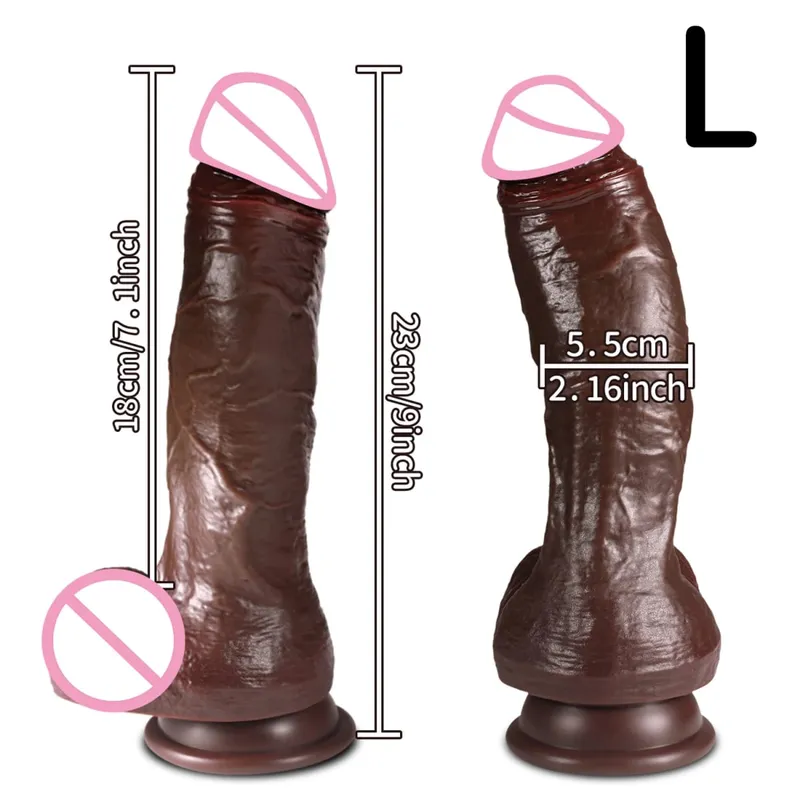 Realistic Dildo with Suction Cup Huge Dildos Adult Sex Toys for Woman Men Fake Dick Big Penis Anal Butt Plug Erotic Sex Shop 18+