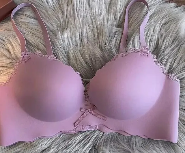 Hot Selling Ladies Push Up Bra Set Seamless Wireless Support Anti-Sagging Comfort Lingerie Set S-XL Young Women Daily Soft Wear