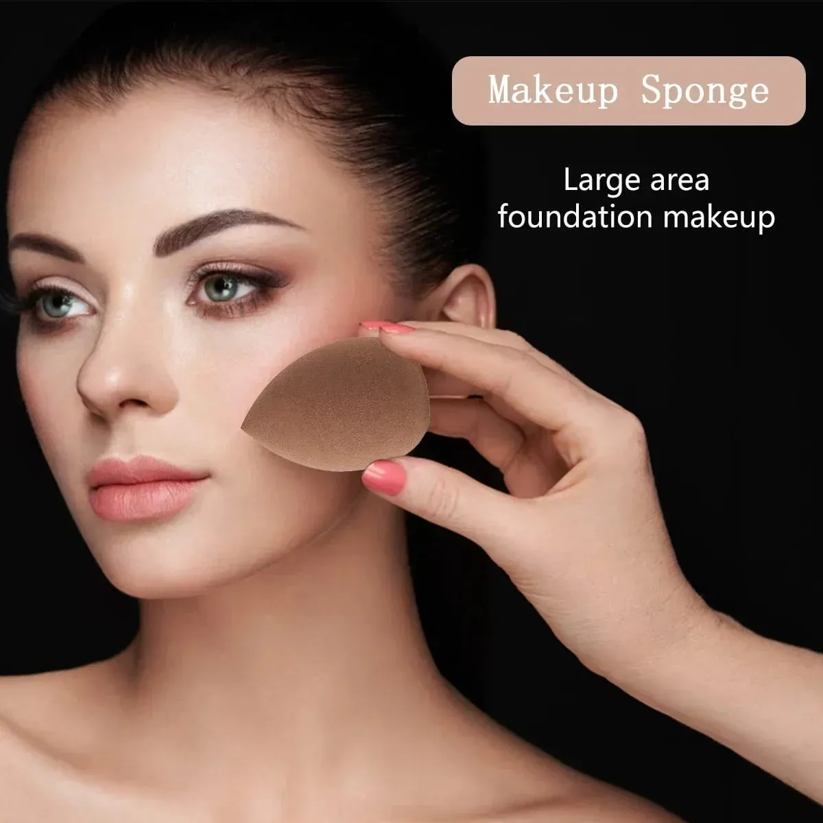 Alt-i-én 20/40 stk Makeup Børster Sæt Skønhedssvamp Makeup Puff Pandebånd & Armbånd Professionelt kosmetisk værktøj Gave