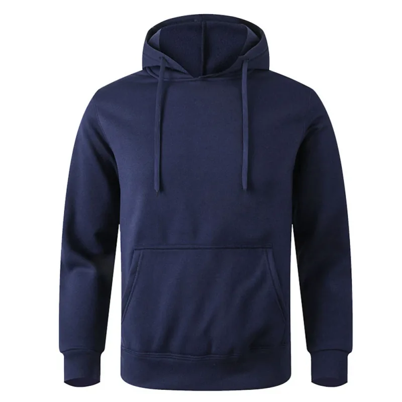 2026 New Men'sSweatshirt Casual Streetwear Pullovers Sport Fitness Pocket Hoodies Multi Color