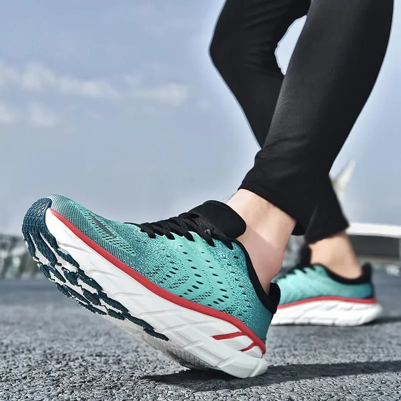 Leisure Running Shoe Breathable Summer Running Shoes Men's Lightweight Fitness Shoes Outdoor Men's Cushioned Sports Shoes